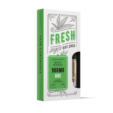 Maui Wowie Vape Cartridge - HHC - Fresh Brand - 900MG - Thumbnail 2