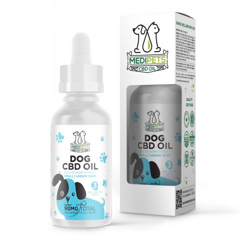 MediPets CBD Oil for Small Dogs - 90MG - Thumbnail 1
