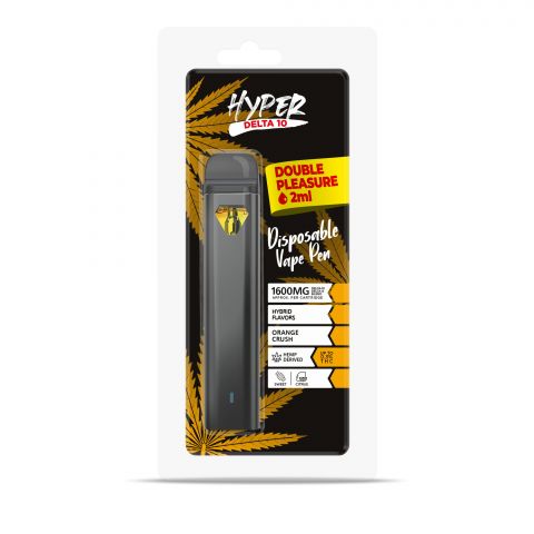 Orange Crush THC Vape - Delta 10 - Disposable - Hyper - 1600mg - Thumbnail 2