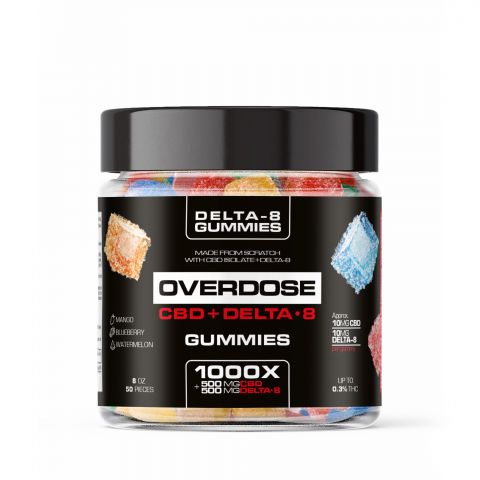 OVERDOSE CBD & Delta-8 THC Gummies - 1000X - Thumbnail 3