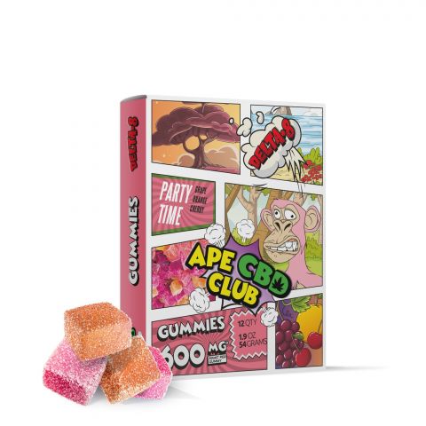 Party Time Gummies - Delta 8  - 600mg - Ape CBD Club - 1