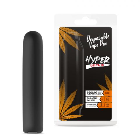 D10, D8 Vape Pen - 920mg - Pineapple Express - Hybrid - 1ml - Hyper  - Thumbnail 1