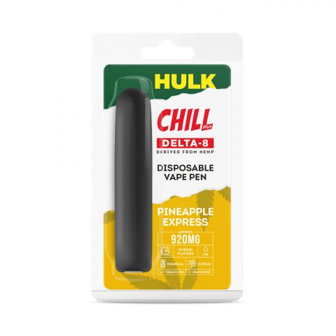 Pineapple Express Delta 8 THC Vape Pen - Disposable - HULK - 920mg - Thumbnail 2