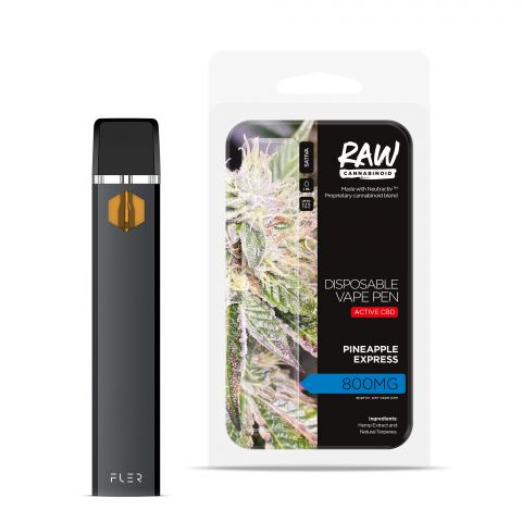 Pineapple Express Vape Pen - Active CBD - Disposable - RAW - 800MG - Thumbnail 1