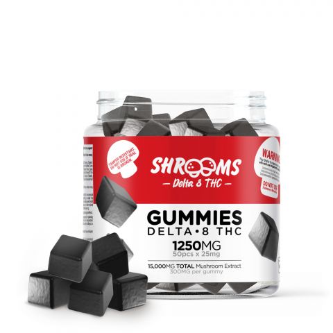 D8, Mushroom Gummies - 25mg - Shrooms - 1