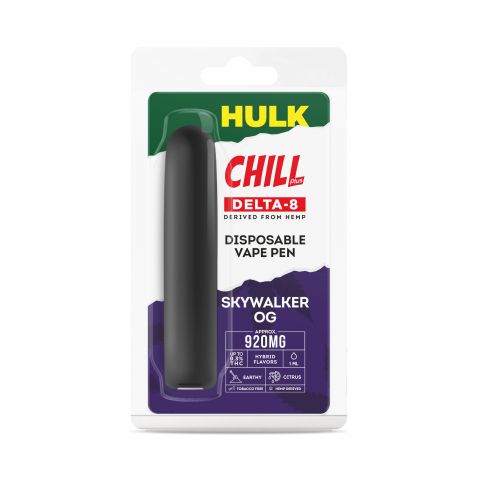 Skywalker Delta 8 THC Vape Pen - Disposable - HULK - 920mg - Thumbnail 2