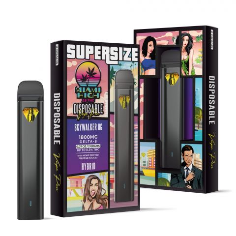 Skywalker OG Delta-8 THC Vape Pen - Disposable - Miami High - 1800MG - Thumbnail 1