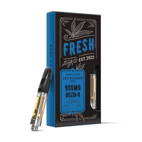 Skywalker OG Vape Cartridge - Delta 8 THC - Fresh Brand - 900MG - Thumbnail 1