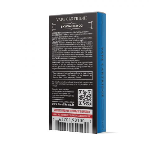 Skywalker OG Vape Cartridge - Delta 8 THC - Fresh Brand - 900MG - Thumbnail 3