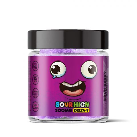 Sour Berry Gummies - Delta 9  - 300mg - Sour High - Thumbnail 2