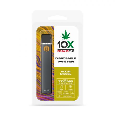 Sour Diesel Disposable - Delta 10 THC - 10X - 700 MG - Thumbnail 2