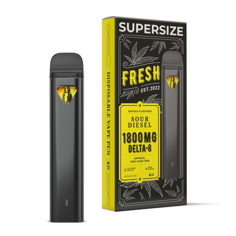 Sour Diesel Vape Pen - Delta 8 THC - Fresh Brand - 900MG - 1
