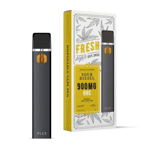 Sour Diesel Vape Pen - HHC - Fresh Brand - 900MG - Thumbnail 1