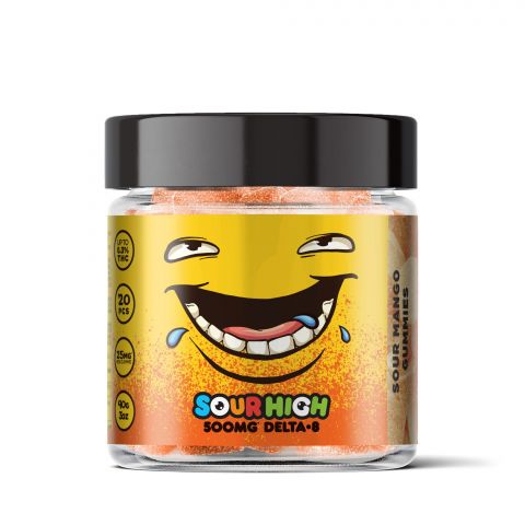 Sour Mango Gummies - Delta 8  - 500mg - Sour High - Thumbnail 2