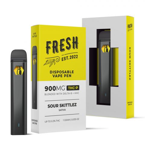 Sour Skittlez Vape Pen - THCP  - Disposable - 900mg - Fresh - 1