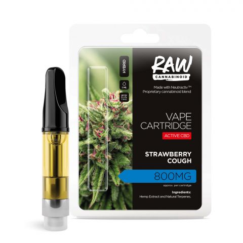 Strawberry Cough Cartridge - Active CBD - Cartridge - RAW - 800mg - 1