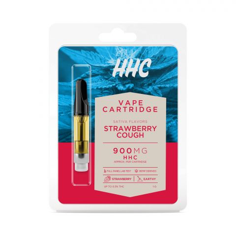 Strawberry Cough Cartridge - HHC  - 900mg - Buzz - Thumbnail