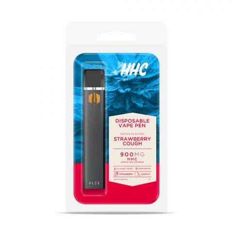 Strawberry Cough Vape Pen - HHC  - Disposable - 900mg - Buzz - Thumbnail
