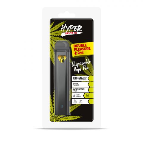 Super Lemon Haze THC Vape - Delta 10 - Disposable - Hyper - 1600mg - Thumbnail 2