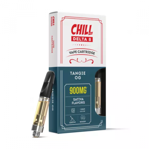 Tangie OG Cartridge - Delta 8 THC - Chill Plus - 900mg (1ml) - Thumbnail 1