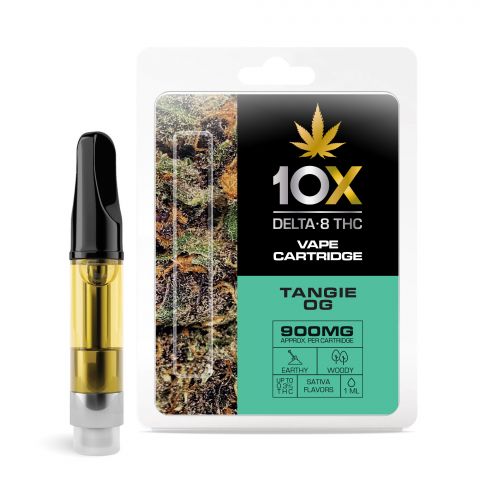 Tangie OG Vape Cartridge - Delta 8 THC - 10X - 900mg - Thumbnail 1