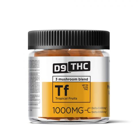 Tropical Fruit Gummies - Delta 9  - 1000mg - D9 THC - Thumbnail 2