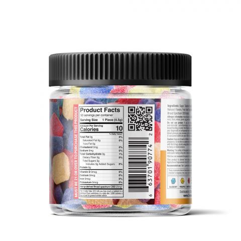 Tropical Mix Gummies - Broad Spectrum CBD  - 1250mg - Diamond CBD - Thumbnail 4