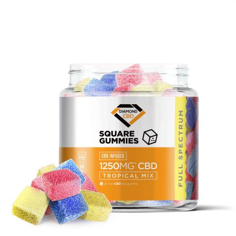 Tropical Mix Gummies - Full Spectrum CBD  - 1250mg - Diamond CBD - 1