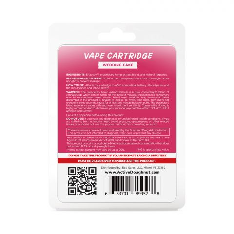 Wedding Cake Cart - CBD & Enzactiv - Doughnut - 920mg - Thumbnail 3