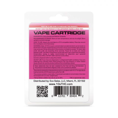 Wedding Cake Cart - Delta 8 THC - 10X - 900mg - Thumbnail 4
