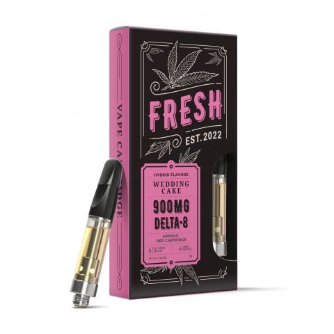 Wedding Cake Cart - Delta 8 THC - Fresh Brand - 900MG - Thumbnail 1