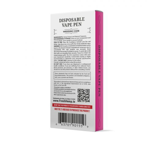 Wedding Cake Pen - HHC - Fresh Brand - 900MG - Thumbnail 3