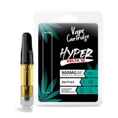Zkittles Cartridge - Delta 10 THC - Hyper - 900mg (1ml) - Thumbnail 1