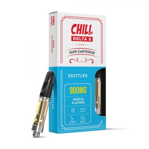 Zkittles Cartridge - Delta 8 THC - Chill Plus - 900mg (1ml) - 1