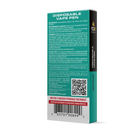 Zkittles Delta 8 THC Vape Pen - Disposable - 10X - 920mg - Thumbnail 3