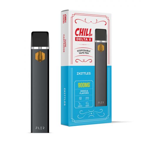 Zkittles Delta 8 THC Vape Pen - Disposable - Chill Plus - 900mg (1ml) - 1