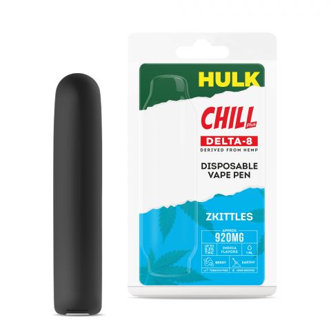 Zkittles Delta 8 THC Vape Pen - Disposable - HULK - 920mg - 1