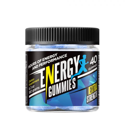 Energy Boost Supplement - Energy Gummies - 40 Count - Thumbnail 2