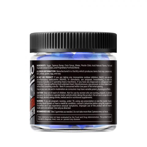 Energy Boost Supplement - Sugarless Energy Gummies - 40 Count - Thumbnail 4
