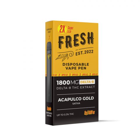 Acapulco Gold Vape Pen - Delta 8 - Disposable - 1800MG - Fresh - Thumbnail 3