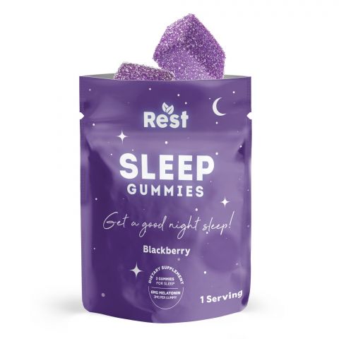 Blackberry Gummies - Melatonin - 6MG - Rest Sleep Gummies - Thumbnail 2