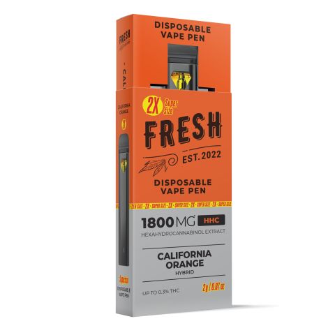 California Orange Vape Pen - HHC - Disposable - 1800MG - Fresh - 2