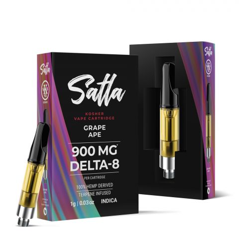 Grape Ape Cartridge - Delta 8 - 900MG - Satla - Thumbnail 1