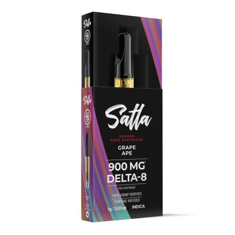 Grape Ape Cartridge - Delta 8 - 900MG - Satla - Thumbnail 2