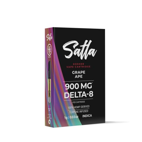 Grape Ape Cartridge - Delta 8 - 900MG - Satla - Thumbnail 3