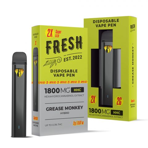 Grease Monkey Vape Pen - HHC - Disposable - 1800MG - Fresh - 1