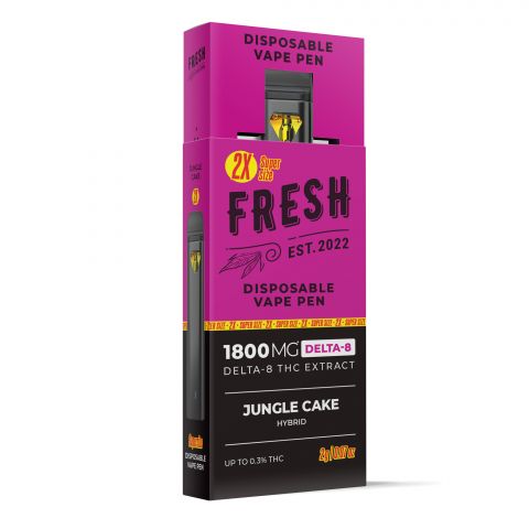 Jungle Cake Vape Pen - Delta 8 - Disposable - 1800MG - Fresh - Thumbnail 2
