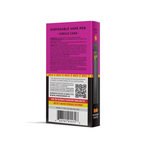 Jungle Cake Vape Pen - Delta 8 - Disposable - 1800MG - Fresh - Thumbnail 4