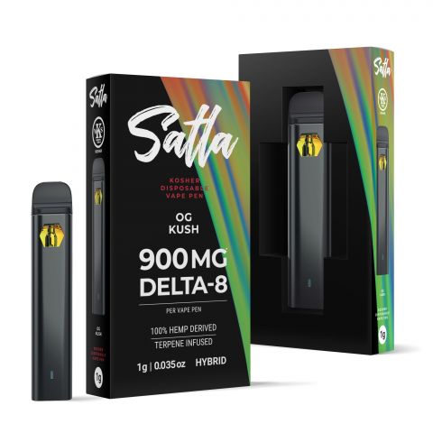 OG Kush Vape Pen - Delta 8 - Disposable - 900MG - Satla - Thumbnail 1