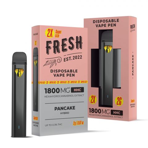 Pancake Vape Pen - HHC - Disposable - 1800MG - Fresh - Thumbnail 1